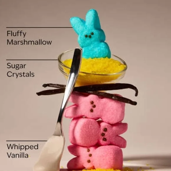 PEEPS Easter Basket w Peepin' It Real Pink Bunny Soap Bath & Body Works Collab - Picture 2 of 9